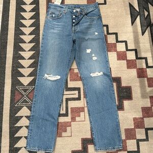 Levi’s 501 DISTRESSED JEANS W27 L30 NWOT